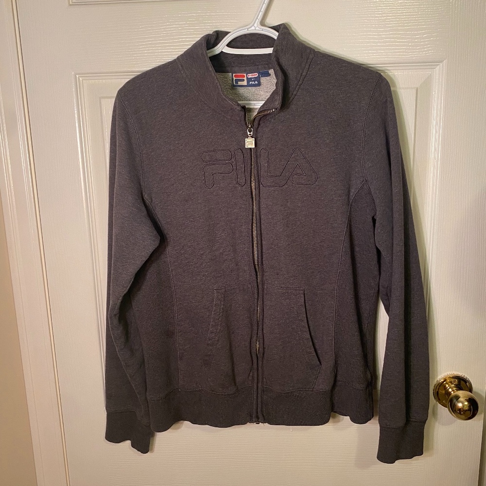 Preloved Fila Women’s Zip Up Sweatshirt Size large
